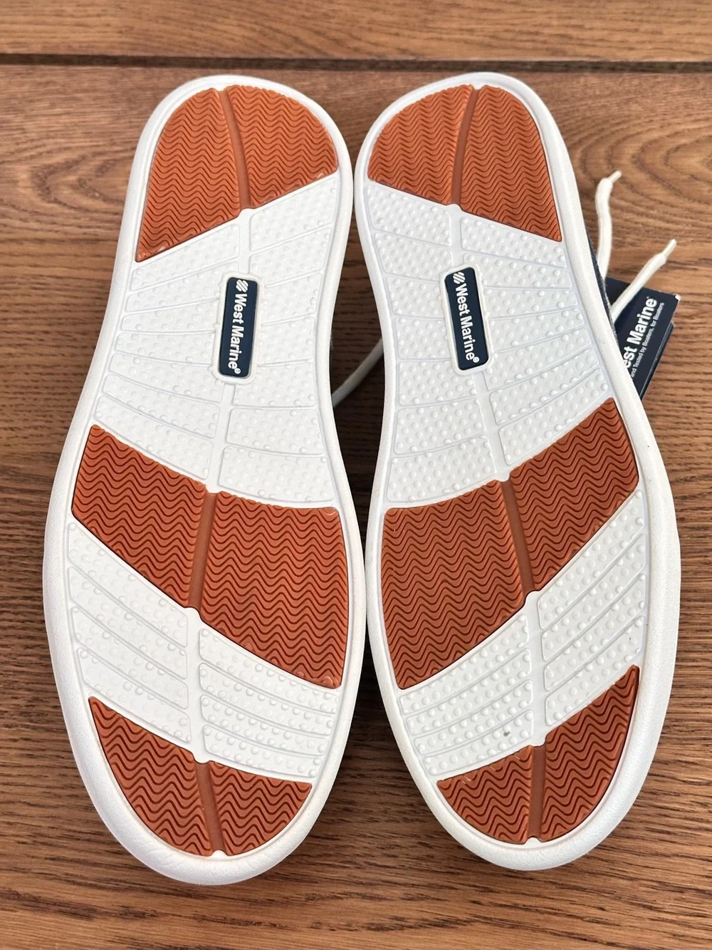 NWOT. West Marine Men's Gray Canvas Boat Shoes Size 11.5
